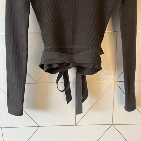 Wilfred Merino Wool Mayrac Sweater Dark Brown - Picture 6 of 9